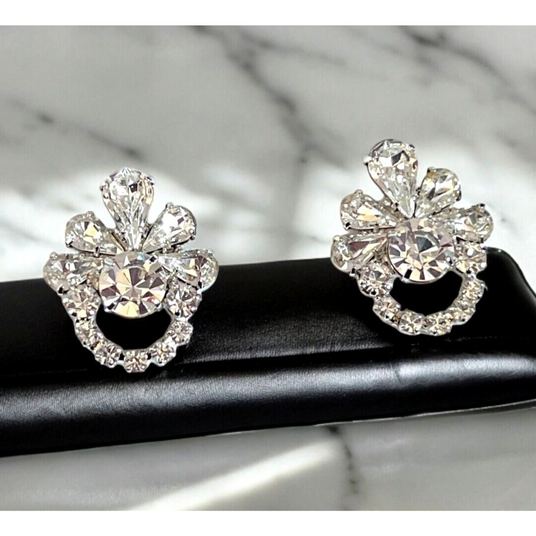 New Ti Adoro Bridal Earrings Crystal Quinceanera Formal Prom - 6s